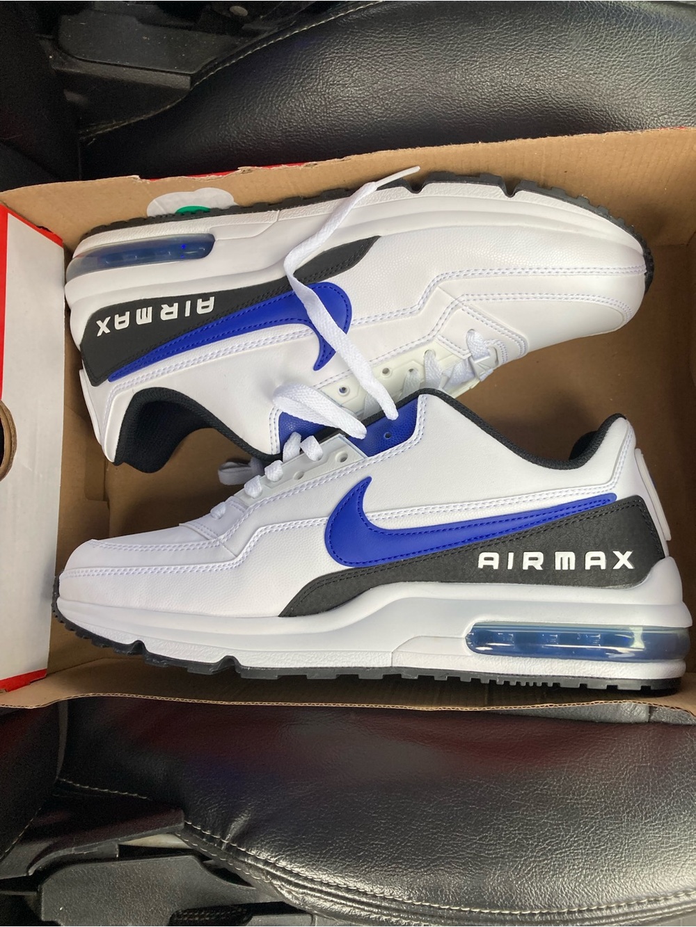 Nike Air Max LTD 3 White/Blue/Black Low Top Men's Sneakers US 9.5 IM4674-101 NWT